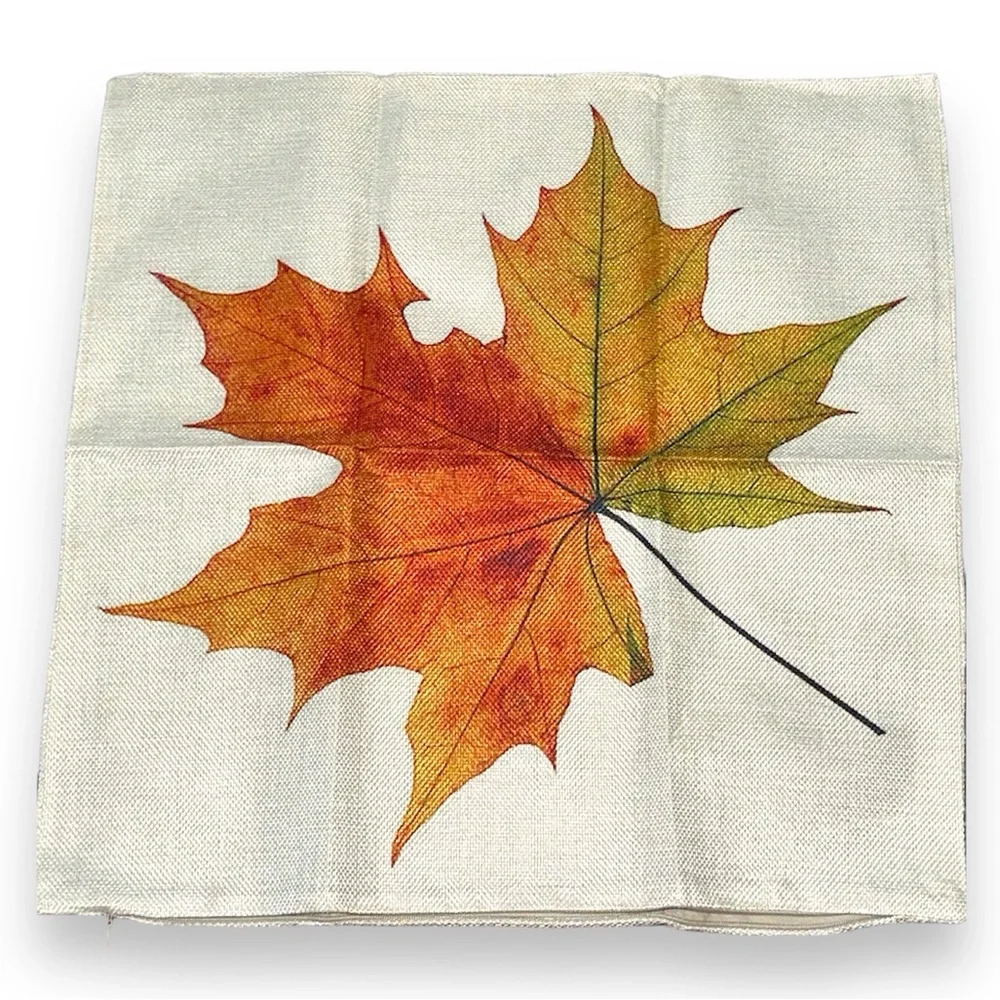 Fall Leaves Pillow Cover Set of 2 - NEW